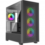 Xilence Flux X916.ARGB, Tower Case, Black, Tempered Glass