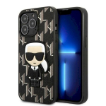Karl Lagerfeld KLHCP13LPMNIKBK Monogram Ikonik Patch Hardcase for iPhone 13 Pro / 13 6,1" / black