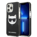 Karl Lagerfeld KLHCP13XTPECK Choupette Head Hardcase for iPhone 13 Pro Max 6,7" / black