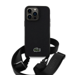 Lacoste Iconic Petit Pique Crossbody Woven Logo maciņ&scaron; iPhone 15 Pro Max melns