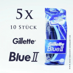 Gillette Blue II vienreizlietojamie skuvekļi (10 gab.)