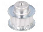 Belt pulley | AT5 | W: 10mm | whell width: 21mm | &Oslash;: 21.05mm | aluminium