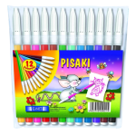 Flamastry pisaki 12 kolor&oacute;w KAMET&nbsp;