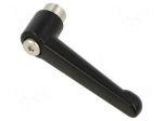 Lever | adjustable | 92mm | zinc die-cast | Body: black | GN 300.1