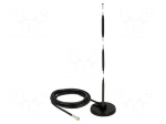 Antenna: communication | GSM,external | male | SMA | black | RG58 | 50&Omega;
