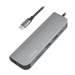 Logilink USB-C jaotur, HDMI, PD, kaardilugeja, USB 3.2 GEN 1x1