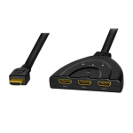 LogiLink HDMI-l&uuml;liti, 3-port, kahepoolne (1x3/3x1), 4K/30Hz, CEC