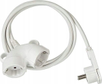 Pikendusjuhe Brennenstuhl 10m White topeltpistikuga