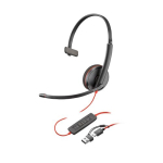 Poly Blackwire 3210 Mono USB-C/A k&otilde;rvaklapid