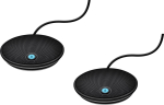 Logitech GROUP 2 St&uuml;ck Erweiterungsmikrofone black