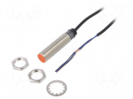 Sensor: inductive | Output conf: PNP / NO | 0&divide;5mm | 10&divide;30VDC | M18