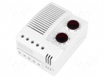 Sensor: temperature and humidity | Contacts: SPDT | 10A | IP20