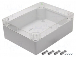 Enclosure: multipurpose | X: 253mm | Y: 313mm | Z: 115mm | INDUSTRIAL
