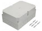 Enclosure: multipurpose | X: 254mm | Y: 361mm | Z: 165mm | TK PS | grey