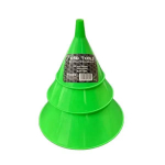 3 tk plastikust lehtrite komplekt DS1581