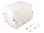 Enclosure: junction box | X: 181mm | Y: 231mm | Z: 160mm | wall mount