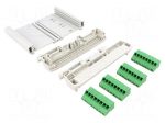 Enclosure: for DIN rail mounting | Y: 127.8mm | X: 120mm | Z: 40mm