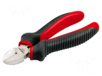 Pliers | side,cutting | ergonomic two-component handles | 180mm
