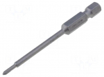 Screwdriver bit | Phillips | PH00 | Overall len: 70mm