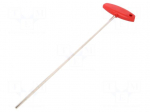Key | hexagon keys | HEX 5mm | Overall len: 382mm | Kind of handle: T