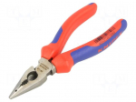 Pliers | universal,elongated | 145mm | Blade: about 61 HRC