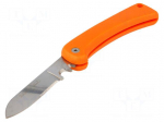 Knife | for electricians | 200mm | Material: stainless steel