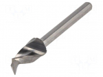 Drill bit | PCB | &Oslash;: 6.35mm | L: 38.2mm | 1/8" (3,175mm)