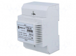 Transformer: mains | 63VA | 230VAC | 24V | IP30 | Mounting: DIN | 1.1kg