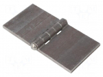 Hinge | Width: 120mm | steel | H: 60mm | without coating,for welding