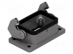 Enclosure: for Han connectors | Han | size 6B | with latch | IP67