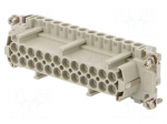 Connector: HDC | female | CNE | PIN: 24 | 24+PE | size 104.27 | 16A | 500V