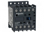 Contactor: 3-pole | NO x3 | Auxiliary contacts: NC | 24VAC | 6A | W: 45mm