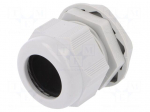 Cable gland | M40 | 1,5 | IP68 | Mat: polyamide | light grey