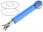 Wire | U/FTP | industrial Ethernet | 6a | solid | Cu | 4x2x23AWG | LSZH