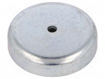Magnet: permanent | hard ferrite | H: 22mm | 680N | &Oslash;: 80mm