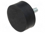 Vibroisolation foot | &Oslash;: 50mm | H: 20mm | Shore hardness: 55&plusmn;5 | 2587N