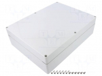Enclosure: multipurpose | X: 230mm | Y: 300mm | Z: 87mm | EURONORD | grey