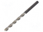 Drill bit | for metal | &Oslash;: 5mm | L: 86mm | HSS-CO | Conform to: DIN 338