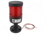 Signaller: signalling column | LED | red | Usup: 230VAC | IP65