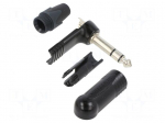 Connector: Jack 6,3mm | plug | male | stereo | ways: 3 | angled 90&deg; | PRX