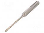 Drill bit | for concrete | &Oslash;: 4mm | L: 110mm | SDS-Plus&reg; | PRO 4