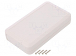 Enclosure: multipurpose | X: 76mm | Y: 27mm | Z: 135mm | LC | ABS | white