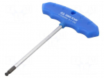 Wrench: hex key | spherical | HEX 4mm | Overall len: 137mm