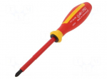 Screwdriver: insulated | Phillips | PH2 | Blade length: 100mm | 1kVAC