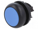 Switch: push-button | 22mm | Stabl.pos: 1 | blue | none | IP67 | flat