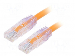 Patch cord | TX6A&trade; 10Gig,U/UTP | Cat: 6a | RJ45 plug,both sides