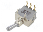 Switch: toggle | Pos: 2 | SPDT | ON-ON | 0.05A | 0.05A | Leads: flat pin
