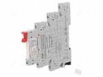 Relay: interface | SPDT | Ucoil: 24VAC,24VDC | for DIN rail mounting