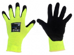 Protective gloves | Size: 7,S | green (light) | polyester | Opty