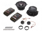 Car loudspeakers set | tweeter,woofer | 130mm | 100W | 70Hz&divide;20kHz | 4&Omega;